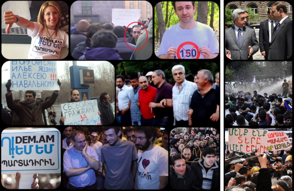 Сквер Маштоца, «100 драмов», «электрик-Ереван», «Я – против», «бархатная» революция – 7orTV